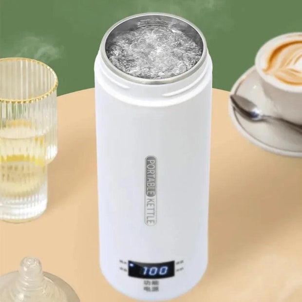 500ML Portable Electric Kettle Automatic Heat Preservation Electric Boil Water Cup Anti-Scald Temperature Control For Home Trave