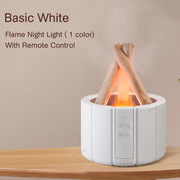 KINSCOTER Simulated Flame Aroma Diffuser Bonfire Air Humidifier Ultrasonic Cool Mist Maker Fogger LED Essential Oil Lamp Difusor